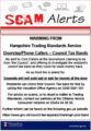 Poster - Warning Doorstep Callers - Council Tax Bands