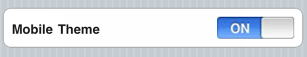 Mobile Theme Selection Mobile Theme Selection
