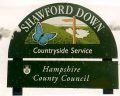 Shawford Down sign