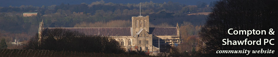 WIncehster Cathedral from Hurdle Way
