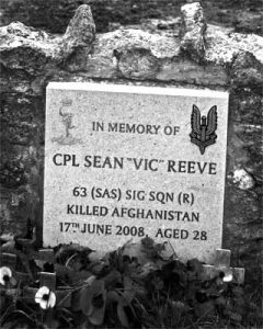 Memorial stone on Thorney Island