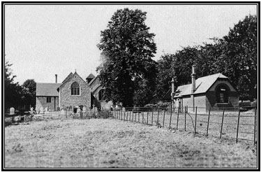 Compton School shortly after the 1905 extensions to the church Compton School shortly after the 1905 extensions to the church