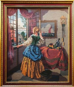 Ruth Nancekievill's winning embroidery at the 2013 Hort Soc Summer Show