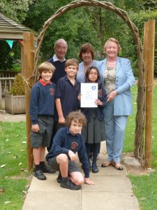 Displaying the SSEiB silver award