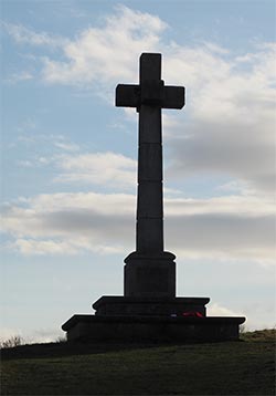 War Memorial at sunset
