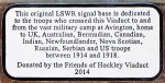 Troops Plaque