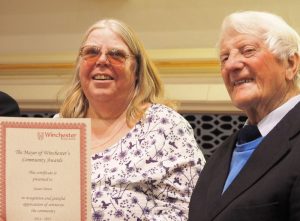 Sue Down with husband Roy