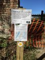 Tudor Wall 21 August 2015: footpath closure for works