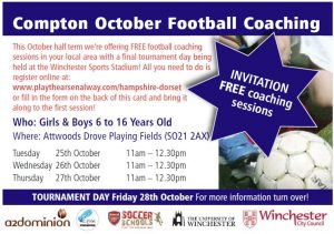 Compton October Football Coaching