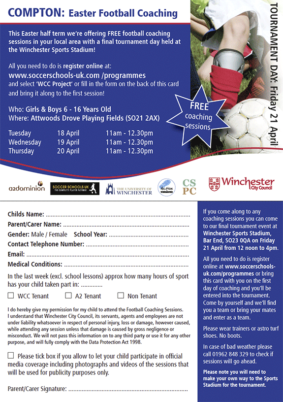 Compton Easter Football Coaching