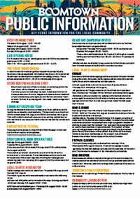 Click to view Boomtown 2017 Traffic Management